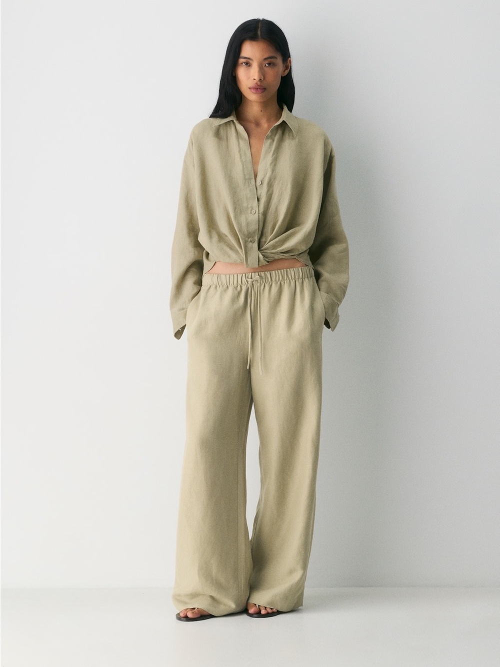 Aritzia The Lodge Pant CruiseLinen NWT sz XS
